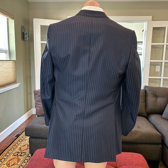 Holland & Sherry custom suit, 42L, Blue - Picture 3 of 5
